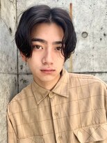 フィフス(fifth)&nbsp;センターパート×ニュアンスパーマ