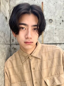 フィフス(fifth) センターパート×ニュアンスパーマ