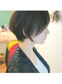 襟足浮く人にオススメ◎柔らかくびれショート