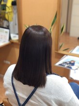 ヘアーフェイスカラーバー(hair face COLORBAR) 艶カラーストレート