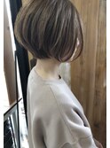 ふんわり丸みショートボブ*アッシュブラウン*Bambi松平愛