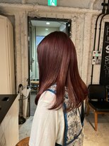 リベルテ銀座　チェリーブラウン×髪質改善