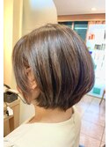 銀座　丸みショートボブ/30代40代50代60代