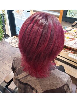 ダブル バイ フローリッシュ(Double × F) ウルフスタイル (チェリーパープル)