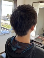 コアフィールフィス(COIFFURE fils) 《見附 今町》メンズ 黒髪 束感ショート
