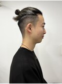 メンズカット マンバン ハイライト フェードカット