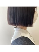 切りっぱなしボブ