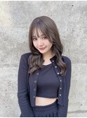 【salon de MiLK 原宿】韓国風ウェーブ×ミントベージュ