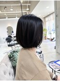 ボブスタイル×黒髪×30代40代