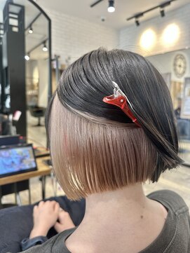 ラポールヘア 小山店 インナーカラー/ホワイトベージュ