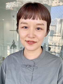 ワク(WAKU) miho's style21オリーブベージュ デザインカラー ウェットヘア