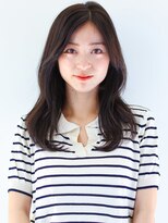 ガリカ 横浜(Gallica) 【mirei】大人のゆるウェーブセミロング/韓国風セミロング