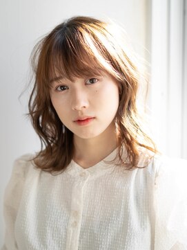 クシュ 所沢西口プロぺ通り(kusyu... ) 前髪マチルダボブピンクベージュインナーグレージュウルフ所沢