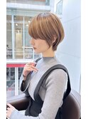 大人美人ショート/前髪あり