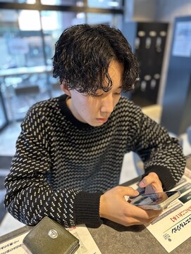 ダズルヘアーエイチ(DAZZLE hair H) 尾崎指名/波巻きパーマ