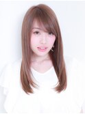 王道ストレートセミロング