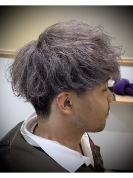 モッズヘアメン 札幌月寒店(mod's hair men) 癖毛を活かしたマッシュスタイル