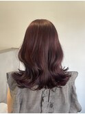 ピンクレッドブラウンカラー♪