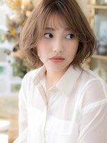 カバーヘア ブリス 戸田公園西口店(COVER HAIR bliss)&nbsp;モテ斜めバングくびれボブレイヤーカットc5戸田公園20代30代40代