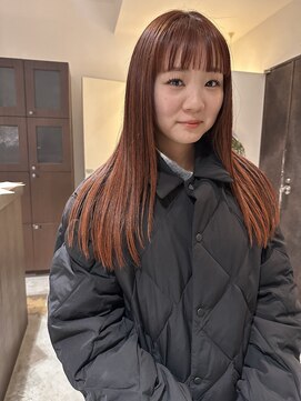 ドレープ(Dreap) 【akari】ブリーチなしオレンジブラウン