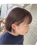 ボブ×インナーカラー