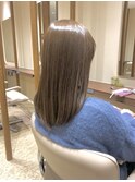 ブリーチ無しハイトーンブルーアッシュ