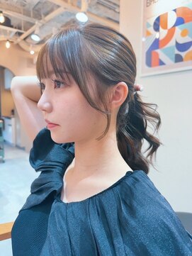 ロウバイレボ 柏(lou by revo) ミディアム/韓国風/レイヤーカット/顔回りカット/柏駅