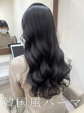 アミー 銀座(Ammy) 韓国風パーマ/コテ巻き風パーマ/レイヤーカット/ロングパーマ