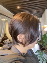 アンツ サザンリゾート 茅ヶ崎店(ANT'S Southern Resort) ホワイトグレージュ/デジタルパーマ/チェリーブラウン