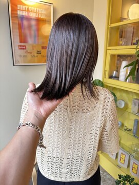 ヒントステーション(HINTSTATION) 〈浅草 半個室〉コスメストレート/ラベンダーベージュ