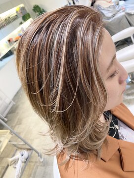 プレフェレプレフェ(prefere prefe) ナチュラルハイライト×ミディアム