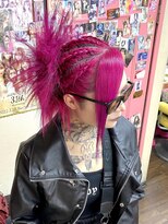 ヘアセットアップス(UP's)&nbsp;ライブ盛り『コーンロウ＆ストレートスジちらし盛り』