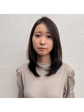 アイビー(ivy) 柔らかシックナチュラルレイヤーダークグレージュ30代40代