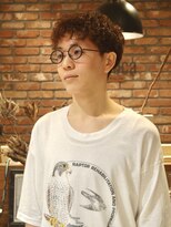 ボコカ(bococa)&nbsp;[kantamal]メンズラウンドマッシュスパイラルパーマ