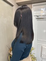 ファビ 渋谷(Fab)&nbsp;くびれヘア/暗めカラー/アプリコットオレンジ/縮毛矯正