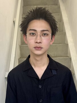 クロト(Clotho) スパイキーショート/ツイストスパイラル波巻きメンズウルフ