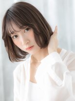 ドクターズサロン LAB 小山店&nbsp;ツヤ髪ラベンダーベージュミストバング小顔ボブr小山20代30代