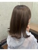 柔らかナチュラル！王道グレージュカラー