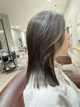 エアー 久留米(AIR) 【久留米】ブルベ肌/スモークカラー/レイヤーカット