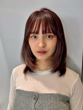 ヒュー 広島(HEW) ふんわりレイヤー暖色カラー