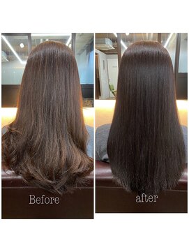 ロイル(Loeyle) 1ヶ月半に1度のお客様。ビフォーアフター。