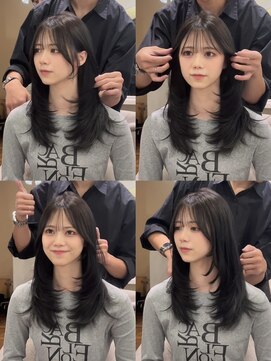 セレーネ ヘアー(Selene hair) レイヤーカット/ワンホンヘア/韓国ヘア/顔まわり/大阪/梅田