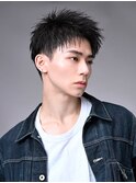 ツーブロック刈り上げ大人ソフトツイストパーマ