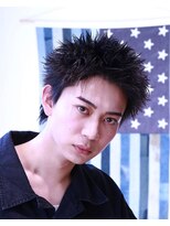 ネイビー(NAVY) 雰囲気を変える。ラフ束感ショート