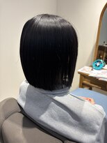 エム 門司店(EMU)&nbsp;バッサリボブ＆美容液ストレートパーマ