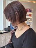 切りっぱなしボブ