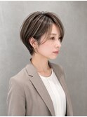 大人カッコいい_ハイライト_ハンサムショート