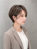 サムシング(Something.) 大人カッコいい_ハイライト_ハンサムショート