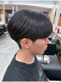 刈り上げセンターパート/波巻きツイストスパイラル/南堀江