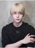 シースルーマッシュ ホワイトベージュカラー